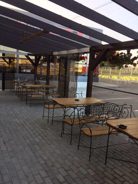Arka Hotel Mažeikiai Buitenkant foto